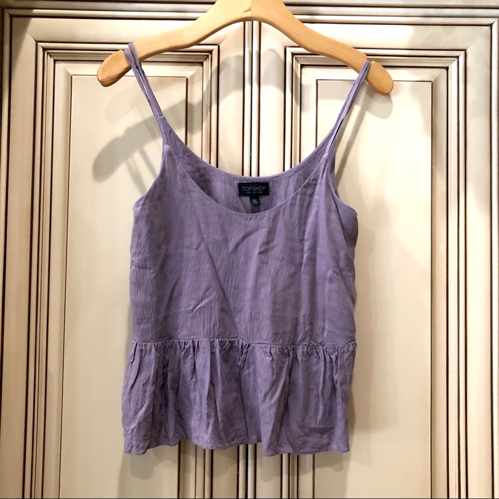 Topshop Lilac Tank Size 2